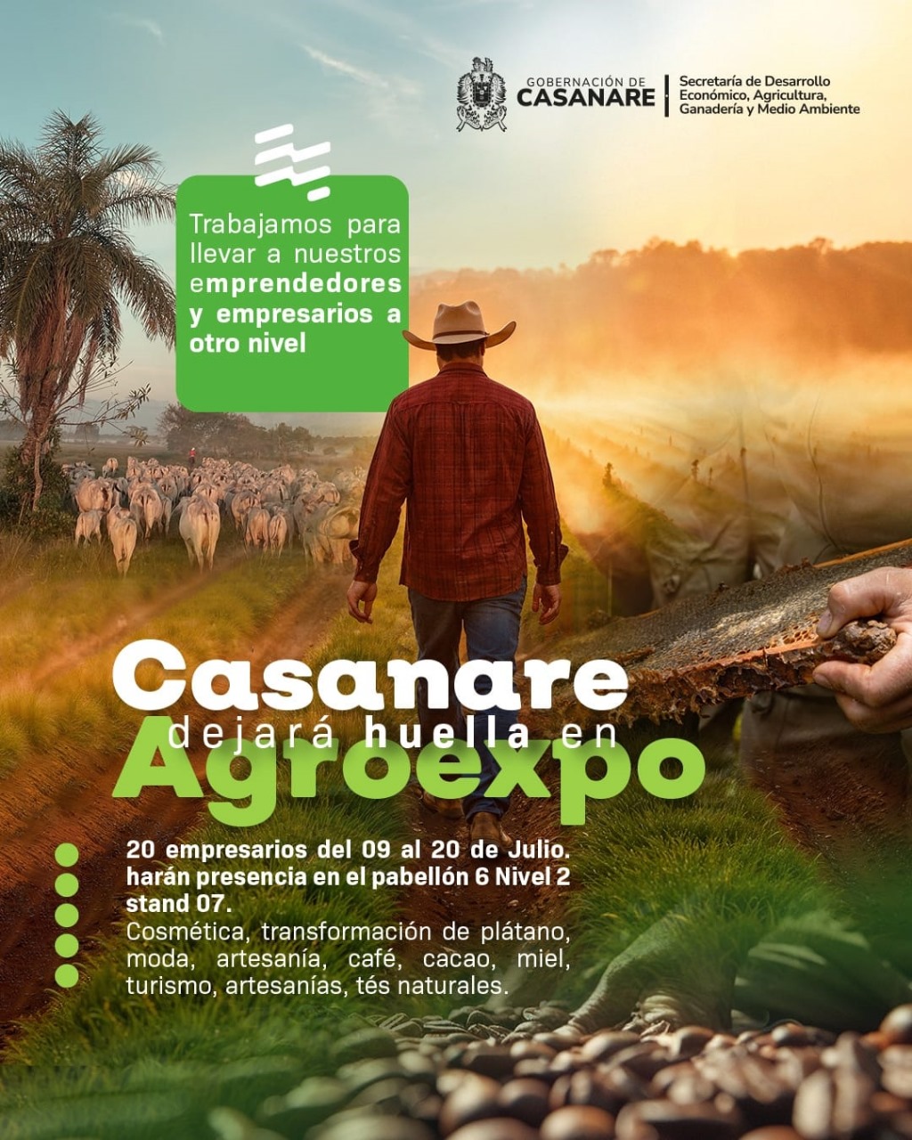 Casanare dejará huella en Agroexpo 2025
