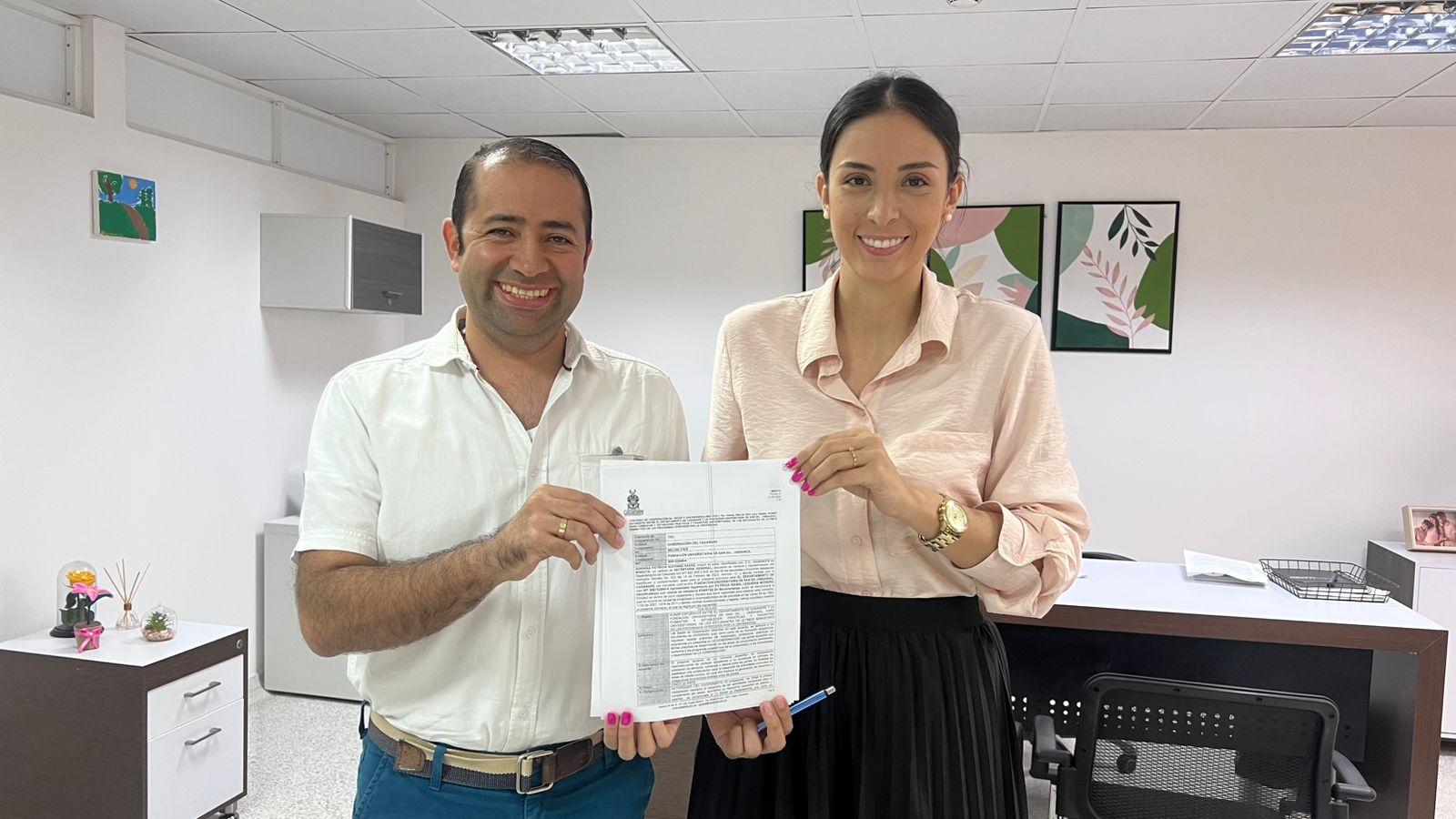 Funcionarios de la Gobernación de Casanare y sus familias podrán acceder a descuentos educativos con Unisangil