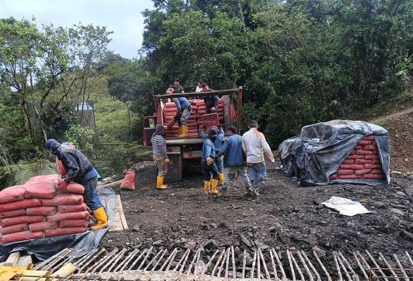 Otra obra de Zorro se levanta en Chámeza con los puentes sobre las quebradas Tegüitana y Caracoleña